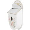 Clayre & Eef 6Y5492 Birdhouse Decoration White 27x11x41 cm