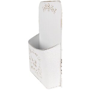 Clayre & Eef 6Y5494 Plant Holder White 27x9x41 cm