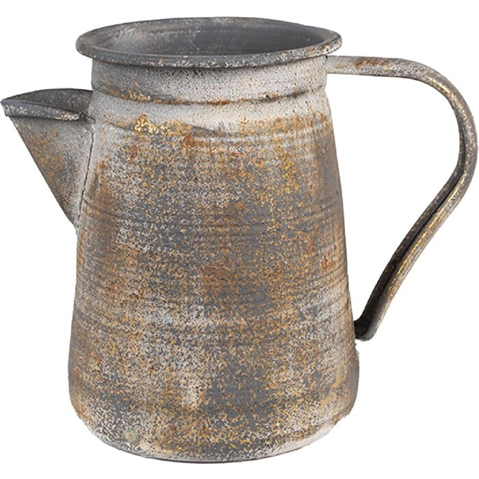 Clayre & Eef 6Y5495 Decorative jug Grey 20x12x16 cm