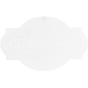 Clayre & Eef 6Y5496 Text sign white 48x1x30 cm -...