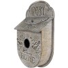 Clayre & Eef 6Y5497 Birdhouse Decoration 27x11x41 cm Grey