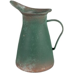 Clayre & Eef 6Y5498 Decorative jug green 21x15x25 cm