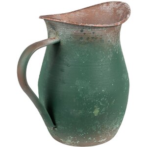 Clayre & Eef 6Y5500 Decorative Jug Green 19x13x19 cm