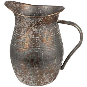 Clayre & Eef 6Y5504 Decorative jug Grey 19x13x19 cm