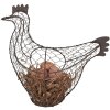 Clayre & Eef 6Y5520 Basket Chicken 37x16x32 cm Brown Decorative Storage