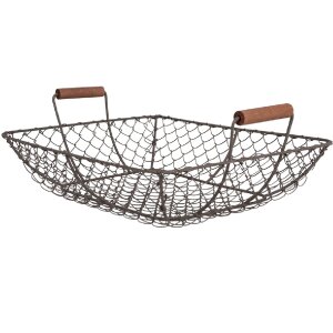 Clayre & Eef 6Y5543 Basket set 2 pieces brown...