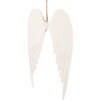 Clayre & Eef 6Y5554M Decorative Wings White 19x12 cm