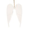 Clayre & Eef 6Y5554S Decorative Wings White 14x9 cm