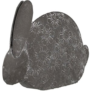 Clayre & Eef 6Y5561 Decorative Rabbit Grey Iron...