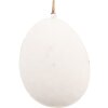 Clayre & Eef 6Y5567 Decorative Hanger Egg White 10x2x8 cm