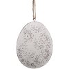 Clayre & Eef 6Y5568 Decorative Hanger Egg White 10x2x8 cm