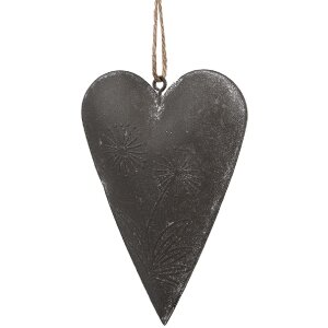 Clayre & Eef 6Y5570 Heart Hanger Decoration 11x2x8 cm...