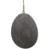 Clayre & Eef 6Y5571 Decorative Hanger Egg 10x2x8 cm Grey