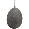 Clayre & Eef 6Y5571 Decorative Hanger Egg 10x2x8 cm Grey