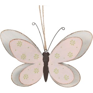 Clayre & Eef 6Y5578S Butterfly Decorative Pendant...