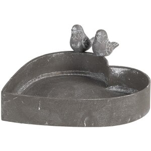 Clayre & Eef 6Y5583 Plant Holder Grey 19x17x7 cm