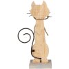 Clayre & Eef 6Y5594 Decoration Cat 21x8x38 cm White