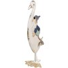 Clayre & Eef 6Y5595 Decorative Goose 15x13x36cm White Blue