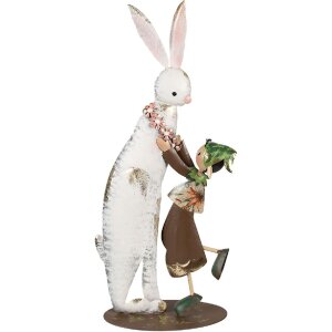 Clayre & Eef 6Y5597 Decorative Rabbit White 25x13x57 cm