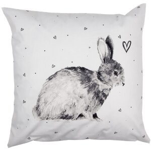 Clayre & Eef BSL23 Cushion Cover White 45x45 cm Cosy...