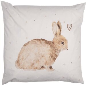 Clayre & Eef BSLC23 Cushion Cover White 45x45 cm Cosy...