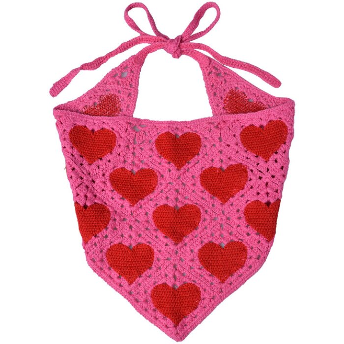 Juleeze JZCBA0003 Childrens bandana pink 55 cm Cosy & Stylish