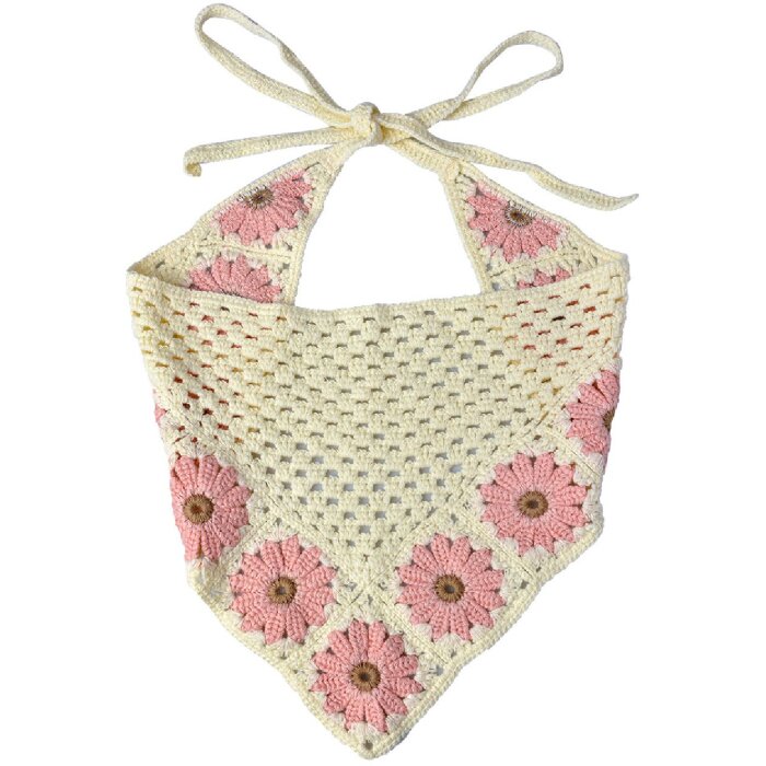 Juleeze JZCBA0005 Kids bandana Beige Pink 55 cm - Stylish accessory for kids