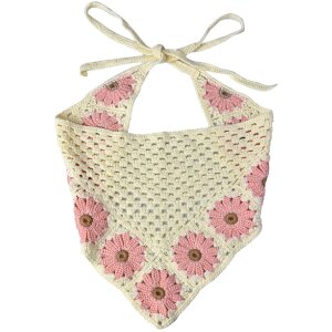 Juleeze JZCBA0005 Kids bandana Beige Pink 55 cm - Stylish...