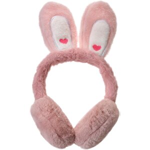 Juleeze JZCEW0027P Ear Warmer Bunny Pink One Size Kids