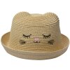 Juleeze JZCHA0013BE Kids Hat Cat Motif Beige One Size