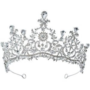 Juleeze JZCR0003 Princess crown crystal silver Ø...