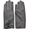 Juleeze JZGL0070 Gloves Ladies Felt Pompom Grey One Size