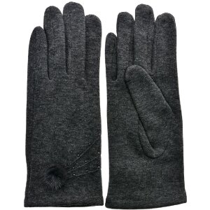 Juleeze JZGL0076 Elegant Ladies Gloves Grey One Size