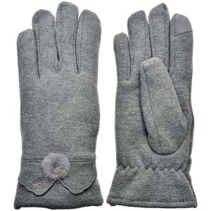 Juleeze JZGL0086 Elegant Gloves Grey 9x24cm