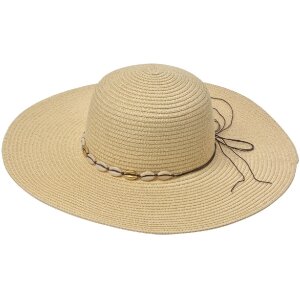 Juleeze JZHA0103 Sun hat Beige bow detail One size fits all