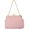 Juleeze JZWA0189P Clutch Pink Gold Chain 8cm Elegance