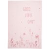 Clayre & Eef KT042.047 Kitchen Towel Pink Good Vibes 47x70 cm