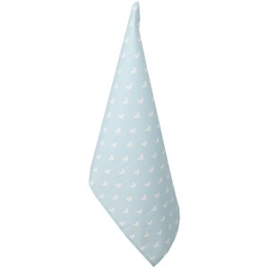 Clayre & Eef KT042.049 Kitchen Towel Heart Blue 47x70cm