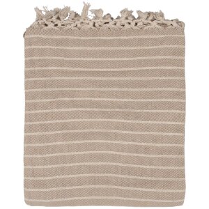 Clayre & Eef KT060.132 Plaid Stripe Pattern Beige...