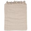 Clayre & Eef KT060.133 Plaid Blanket Beige 125x150 cm