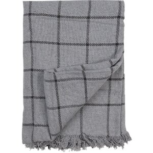 Clayre & Eef KT060.136 Blanket Plaid 125x150cm Grey