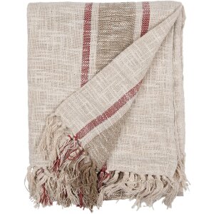 Clayre & Eef KT060.140 Plaid Stripes Beige Brown...