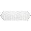 Clayre&Eef LGC65 Table runner animal pattern 50x160 white-grey