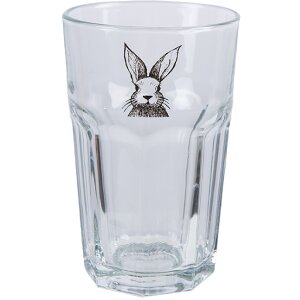 Clayre & Eef RAEGL0004 Hare Drinking Glass...