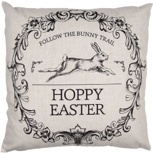 Clayre & Eef RFL22 Hoppy Easter Cushion Cover 45x45...