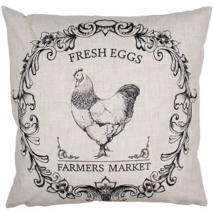 Clayre & Eef RFL23 Cushion Cover Farm Motif 45x45cm...