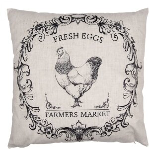 Clayre & Eef RFL23 Cushion Cover Farm Motif 45x45cm...