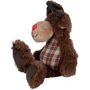 Clayre & Eef TW0587 Cuddly reindeer soft toy 35cm brown