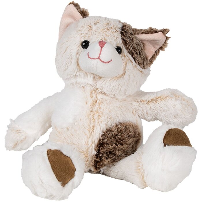 Clayre & Eef TW0588 Cuddly Cat Soft Toy Beige 17x13x30cm