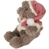 Clayre & Eef TW0589 Plush Christmas bear 30cm brown cuddly toy